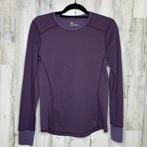 Carhartt Women's Medium Purple Long Sleeve M